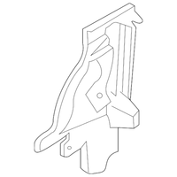 New Genuine BMW Air Duct Front Left (2003-2008) OE 51717012721