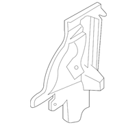 New Genuine BMW Air Duct Front Left (2003-2008) OE 51717012721