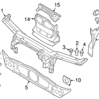 New Genuine BMW Hood Stopper (2003-2006) OE 51717079672