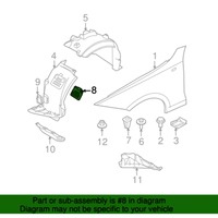 New Genuine BMW Cover Right (2006-2012) OE 51717143850