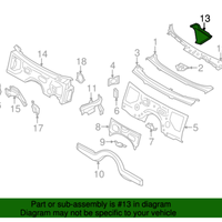 New Genuine BMW Cover Windshield (2011-2019) OE 51717216977