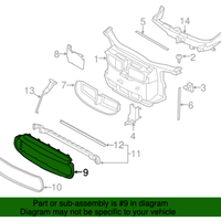 New Genuine BMW Front Air Duct (2008-2013) OE 51718045868