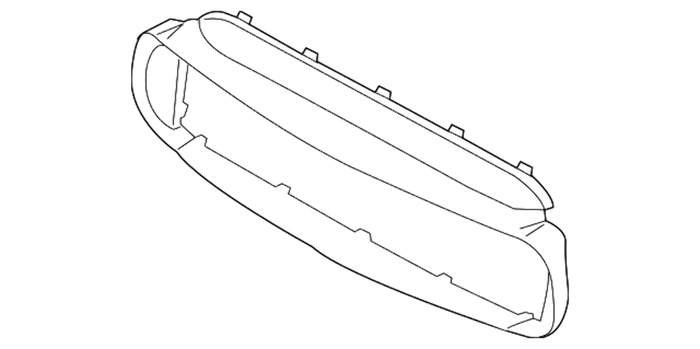 New Genuine BMW Front Air Duct (2008-2013) OE 51718045868
