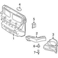 New Genuine BMW Air Brake Channel Right (2007-2010) OE 51747158380