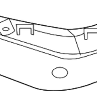 New Genuine BMW Air Brake Channel Right (2007-2010) OE 51747158380