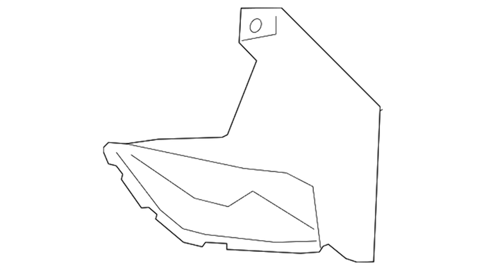 New Genuine BMW Air Duct Exterior Radiator (2016-2019) OE 51747342495