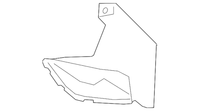 New Genuine BMW Air Duct Exterior Radiator (2016-2019) OE 51747342495
