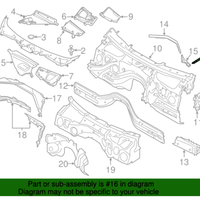 New Genuine BMW Sealing Side Panel Right (2012-2020) OE 51767264274
