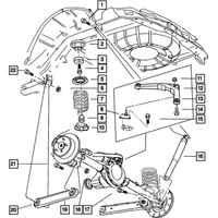 New Genuine Mopar Stop/Bmpr Jounce OE 52088352AB