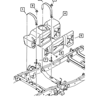 New Genuine Mopar Strap Fuel Tank OE 52102527AB