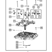 New Genuine Mopar Transmission Valve Solenoid Lock Up (2003-2020) OE 52108314AB