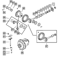 New Genuine Mopar Actuator Axle Locker OE 52114003AF