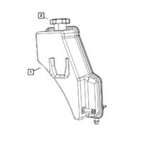 Genuine Jeep Grand Cherokee Power Steering Reservoir Fluid (2005-2010) OE