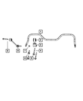 New Genuine Mopar Bushing Stabilizer Bar 2007-2012 OE 52125391AC