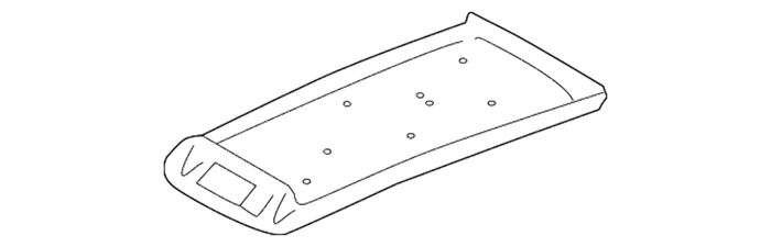 New Genuine BMW Trim For Cover Armrest (2009-2015) OE 52207241905