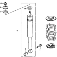 New Genuine Acura ILX Rear Shock Absorber (2013-2015) OE 52610TX6A06
