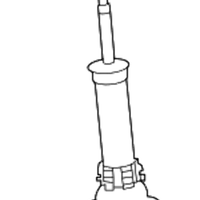 New Genuine Acura MDX Rear Strut Shock ABS Unit (2014-2020) OE 52611TZ5A12