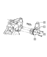 New Genuine Mopar Pump Power Steering With Pulley OE 52855186AH