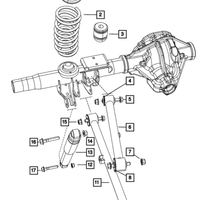 New Genuine Mopar Isolator Spring 2009-2022 OE 52855789AB