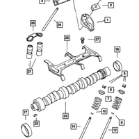 New Genuine Mopar Seal Valve Guide 2001-2006 OE 53009886