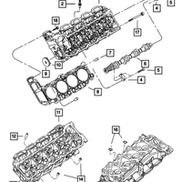 New Genuine Mopar Engine Cylinder Head Gasket (2001-2013) OE 53020673AD