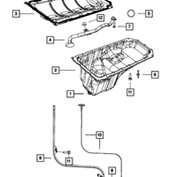 New Genuine Mopar Pump Oil Pickup 2003-2010 OE 53021522AE