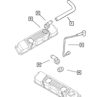 New Genuine Mopar Vent Crankcase Vent To Air Clean 2001-2004 OE 53030495