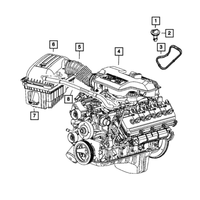 New Genuine Mopar Hose Crankcase Vent OE 53032786AC