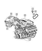 New Genuine Mopar Hose Crankcase Vent OE 53032786AC