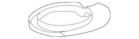 New Genuine Nissan Seat-Front Spring, Lower Rubber OE 540359AM0A