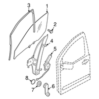 New Genuine Nissan Spring-Retain 542290201P / 54229-0201P OEM