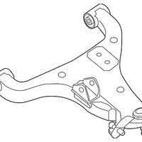 Genuine Nissan OE Link Compl-Front Suspension, Lower Rh 54500-6JS0A