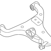 New Genuine Nissan Link Compl-Front Suspension, Lower Rh OE 54500ZQ00A