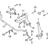 New Genuine Nissan Link Compl-Front Suspension, Lower Rh OE 54500ZQ00A