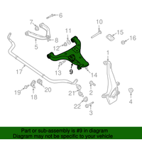 New Genuine Nissan Link Compl-Front Suspension, Lower Rh OE 54500ZQ00A