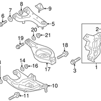 New Genuine Nissan Disc - Eccentric, Frnt Suspension OE 545591LA1A