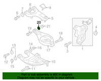 New Genuine Nissan Disc - Eccentric, Frnt Suspension OE 545591LA1A