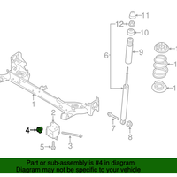 New Genuine Nissan Nut 54588ED00A / 54588-ED00A OEM