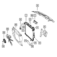 New Genuine Mopar Clamp Hose OE 55111033AA