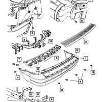 New Genuine Mopar Clip Push OE 55157112AB