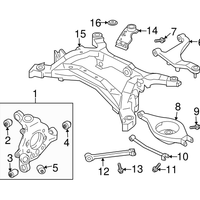 New Genuine Infiniti Link Compl-Rear Suspension Lower,Front 551A0AL500 OEM