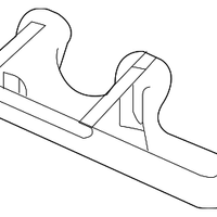 New Genuine Nissan Deflector Rear Suspension Link,Lh 551A74BA0A OEM
