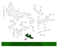New Genuine Nissan Deflector Rear Suspension Link,Lh 551A74BA0A OEM