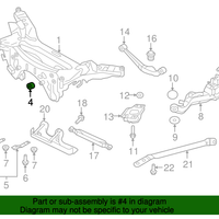 New Genuine Nissan Rear Suspension Eccentric Disc (1991-2022) OE 5522750Y0A