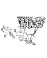 New Genuine Mopar Line Power Steering Return OE 55366796AC