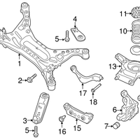 New Genuine Nissan Stay Assy-Rear Suspension Member Lh 55452JA10A OE