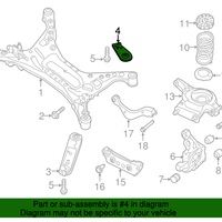 New Genuine Nissan Stay Assy-Rear Suspension Member Lh 55452JA10A OE