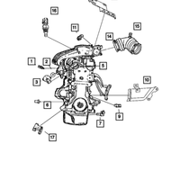 New Genuine Mopar Sensor Air Temperature 2001-2010 OE 56027872