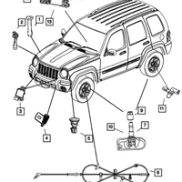 New Genuine Jeep Suspension YAW Rate Sensor Dynamics (2006-2008) OE 56029327AB