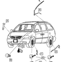 New Genuine Mopar Battery Temperature Sensor (2001-2011) OE 56041053